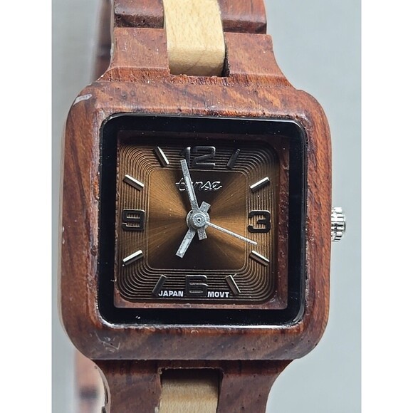 Tense Small Summit Katalox Maple Wood Watch Womens Quartz Canada New Battery main image 5